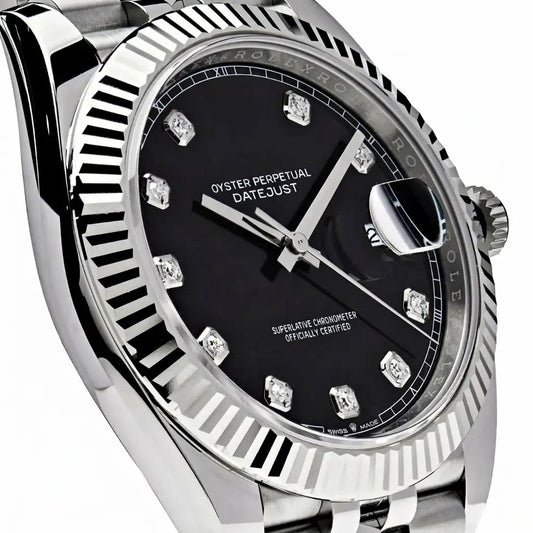 Datejust Diamond Black Dial Jubilee