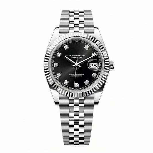 Datejust Diamond Black Dial Jubilee